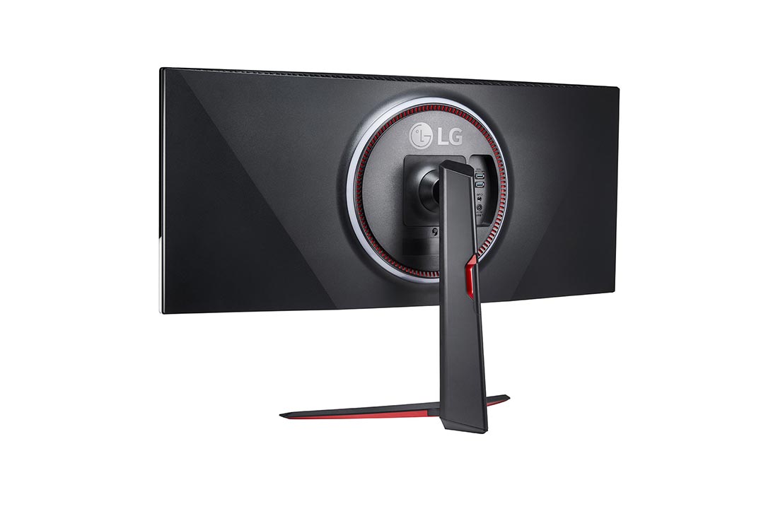 LG 37,5-palcový zakrivený herný monitor UltraGear™ s pomerom strán 21&nbsp;:&nbsp;9 a technológiou Nano IPS s časom odozvy 1&nbsp;ms (GtG), pohľad zozadu z&nbsp;perspektívy, 38GN950-B, thumbnail 7