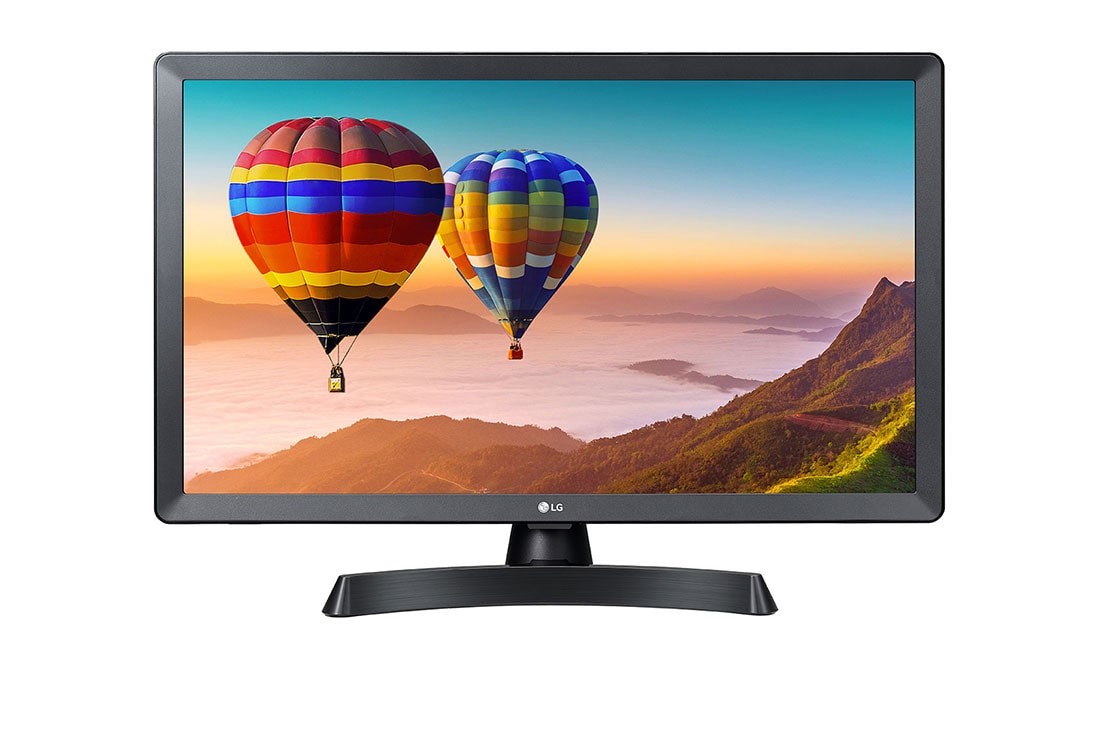 LG 23,6-palcový Smart LED TV monitor s podporou rozlíšenia HD, pohľad spredu, 24TN510S-PZ