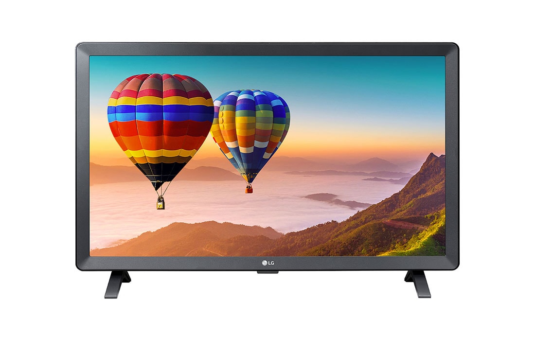 LG 23,6-palcový Smart LED TV monitor s podporou rozlíšenia HD, pohľad spredu, 24TN520S-PZ