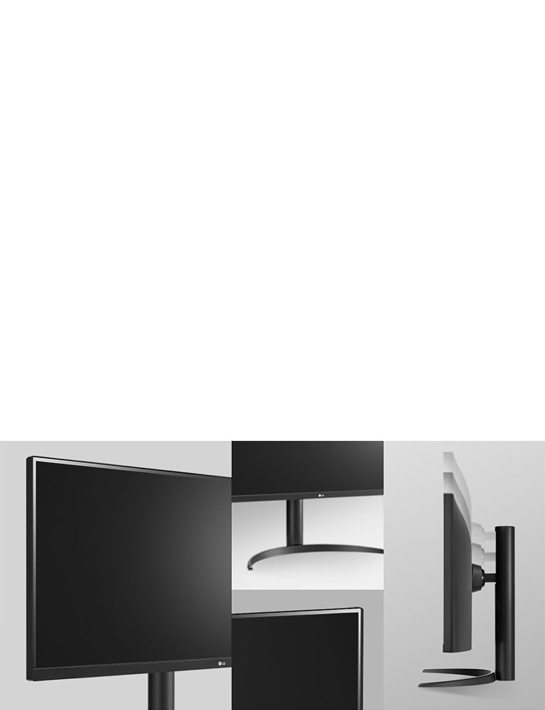 Ergonomický dizajn s&nbsp;prakticky ničím neohraničeným dizajnom, stojanom s&nbsp;montážou na jedno zacvaknutie a&nbsp;možnosťou nastavenia náklonu.