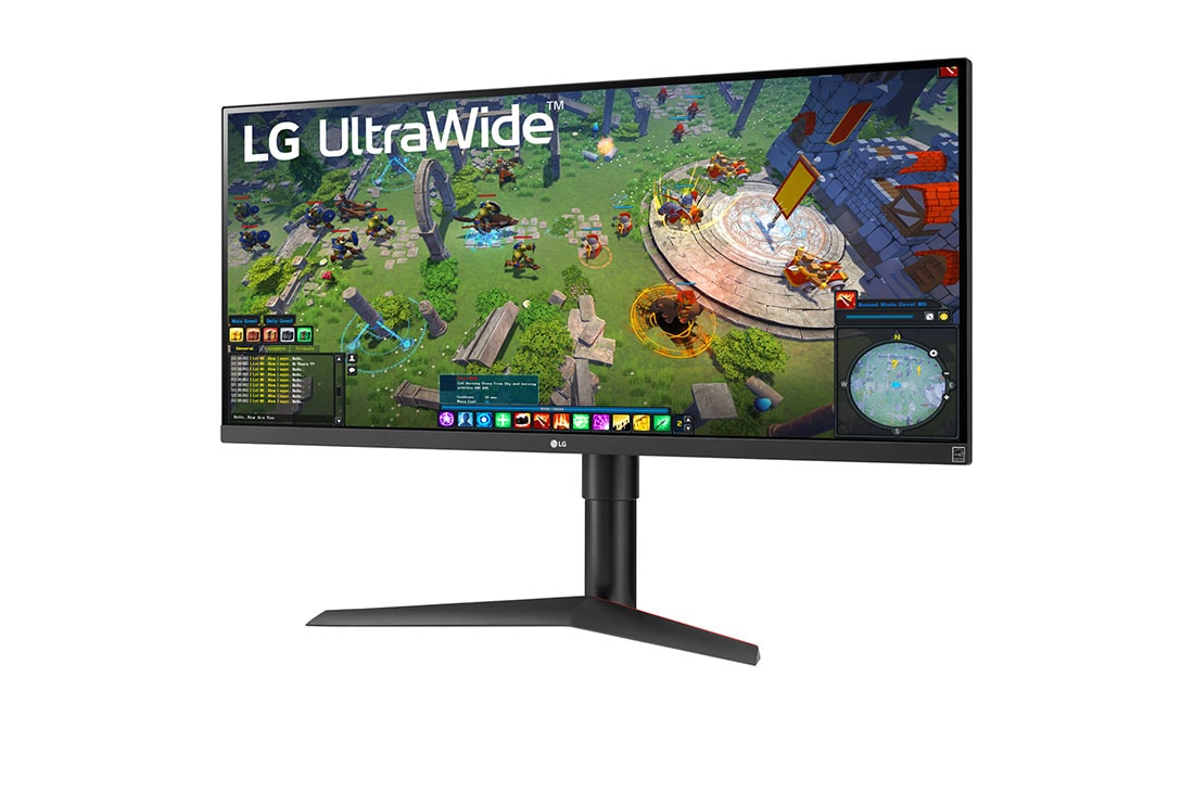 LG 34'' LG UltraWide monitor s IPS displejom, Pohľad zboku +15 stupňov, 34WP65G-B, thumbnail 2