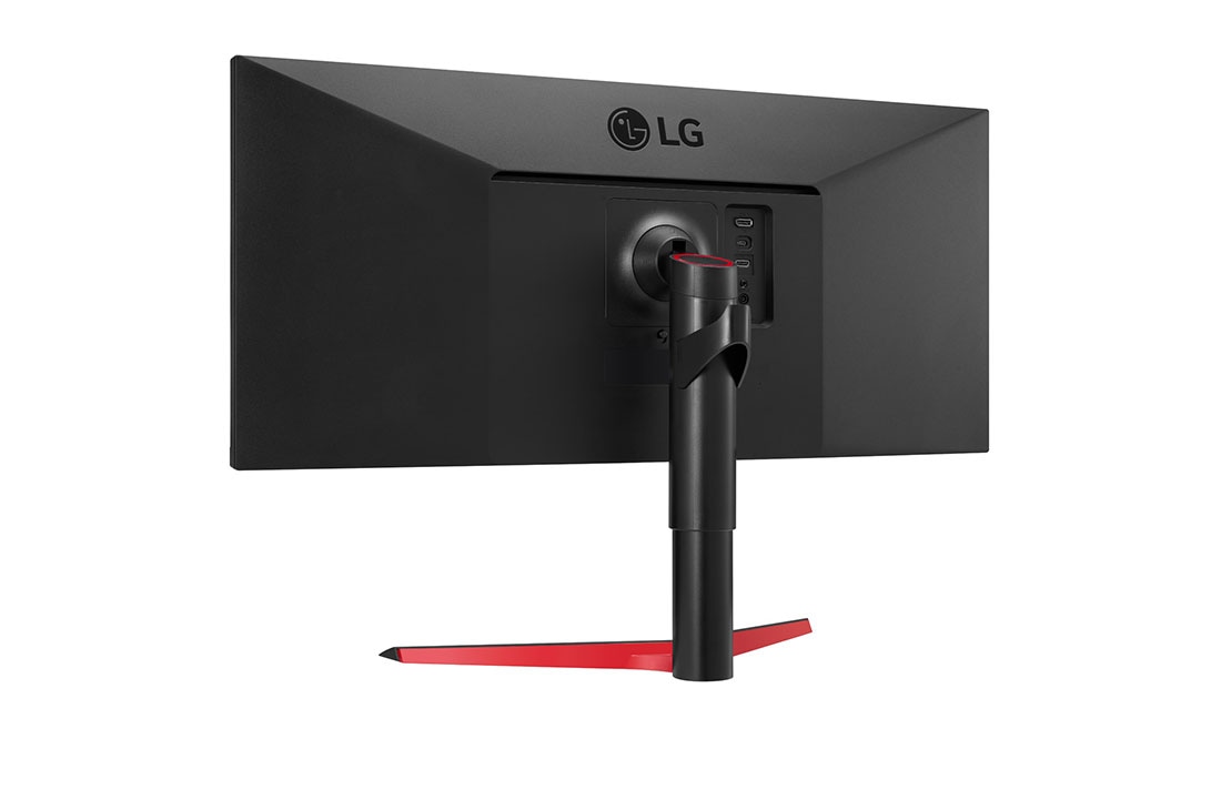 LG 34'' LG UltraWide monitor s IPS displejom, pohľad zozadu z&nbsp;perspektívy, 34WP65G-B, thumbnail 7