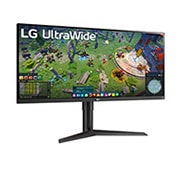 LG 34'' LG UltraWide monitor s IPS displejom, Pohľad zboku +15 stupňov, 34WP65G-B, thumbnail 3