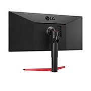 LG 34'' LG UltraWide monitor s IPS displejom, pohľad zozadu z&nbsp;perspektívy, 34WP65G-B, thumbnail 7