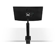 LG 27-palcový monitor QHD Ergo IPS s USB Type-C™, Bočný pohľad zozadu s vytiahnutým stojanom monitora v strede, 27QN880-B, thumbnail 13