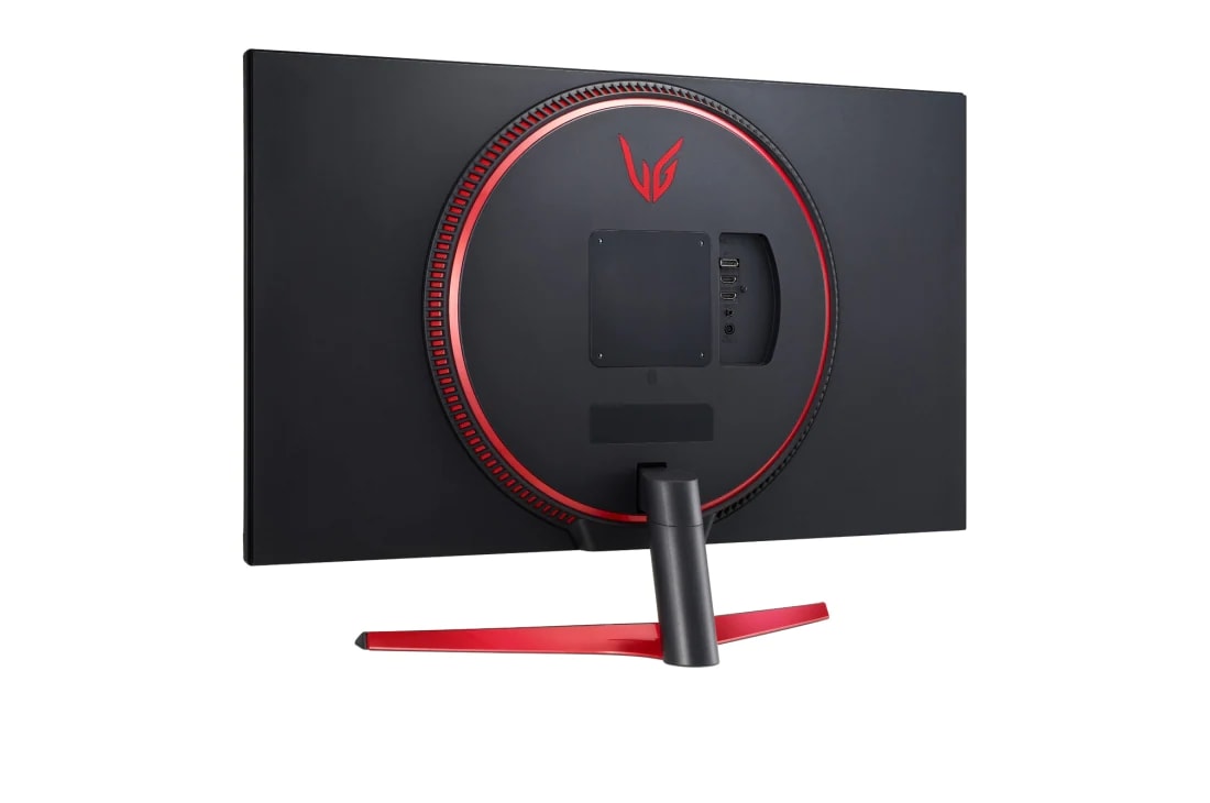 LG 31,5-palcový herný monitor LG UltraGear™ s rozlíšením QHD, obnovovacou frekvenciou 165&nbsp;Hz a technológiou 1ms MBR, pohľad zozadu z&nbsp;perspektívy, 32GN600-B, thumbnail 7