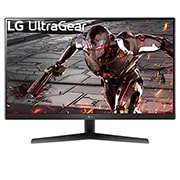 LG 31,5-palcový herný monitor LG UltraGear™ s rozlíšením QHD, obnovovacou frekvenciou 165&nbsp;Hz a technológiou 1ms MBR, pohľad spredu, 32GN600-B, thumbnail 1