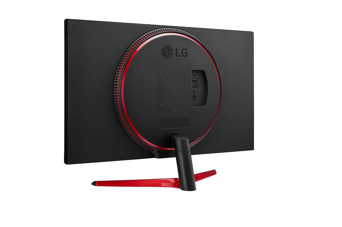 LG 31,5-palcový herný monitor UltraGear™ s&nbsp;rozlíšením Full HD, obnovovacou frekvenciou 165&nbsp;Hz, technológiou 1ms MBR a&nbsp;kompatibilný s&nbsp;technológiou NVIDIA® G-SYNC®, pohľad zozadu z&nbsp;perspektívy, 32GN500-B, thumbnail 7