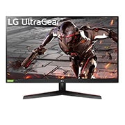LG 31,5-palcový herný monitor UltraGear™ s&nbsp;rozlíšením Full HD, obnovovacou frekvenciou 165&nbsp;Hz, technológiou 1ms MBR a&nbsp;kompatibilný s&nbsp;technológiou NVIDIA® G-SYNC®, Pohľad spredu , 32GN500-B, thumbnail 1