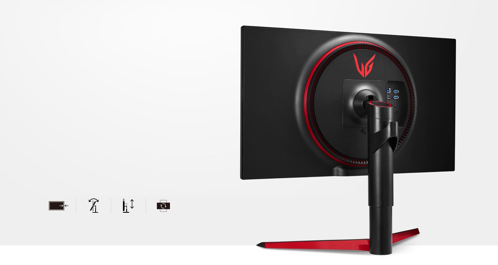 Monitor s ergonomickým dizajnom a stojanom umožňujúcim nastavenie náklonu, otočenia a výšky