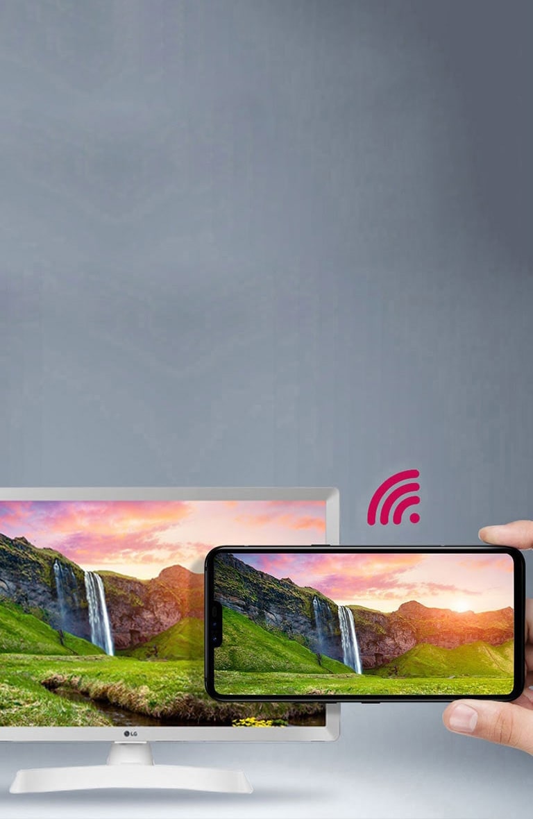 Integrované WiFi pripojenie a bezdrôtové riešenie, napríklad zobrazovanie obsahu smartfónu na veľkej obrazovke