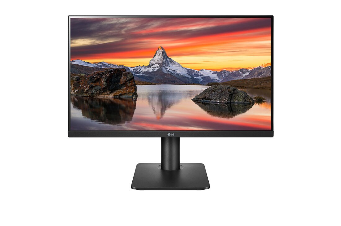 LG 23,8-palcový monitor IPS s rozlíšením Full HD s prakticky ničím neohraničeným dizajnom z troch strán, pohľad spredu, 24MP450-B