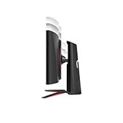 LG 34'' LG UltraGear herný monitor s IPS displejom., pohľad zboku pri znižovaní výšky monitora, 34GP950G-B, thumbnail 12