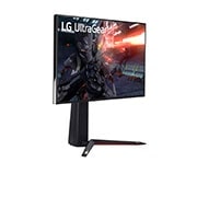 LG 27'' LG UltraGear herný monitor s 4K nano IPS displejom., pohľad z perspektívy, 27GN95R-B, thumbnail 4