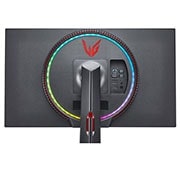 LG 27'' LG UltraGear herný monitor s 4K nano IPS displejom., detailný pohľad zozadu s funkciou Sphere Lighting 2.0 v dúhových farbách, 27GN95R-B, thumbnail 12