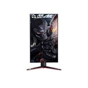 LG 27'' LG UltraGear herný monitor s 4K nano IPS displejom., pohľad spredu s displejom otočeným o 90 stupňov, 27GN95R-B, thumbnail 15