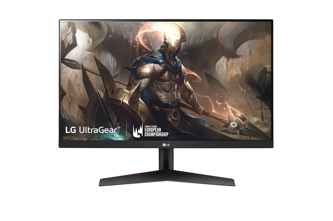 LG 24'' LG UltraGear herný IPS monitor s odozvou 1ms, pohľad spredu, 24GN60R-B