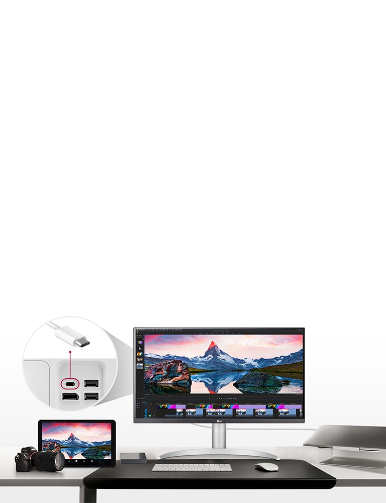 Rozhranie USB-C™ ponúka jednoduché ovládanie a&nbsp;pripojenie