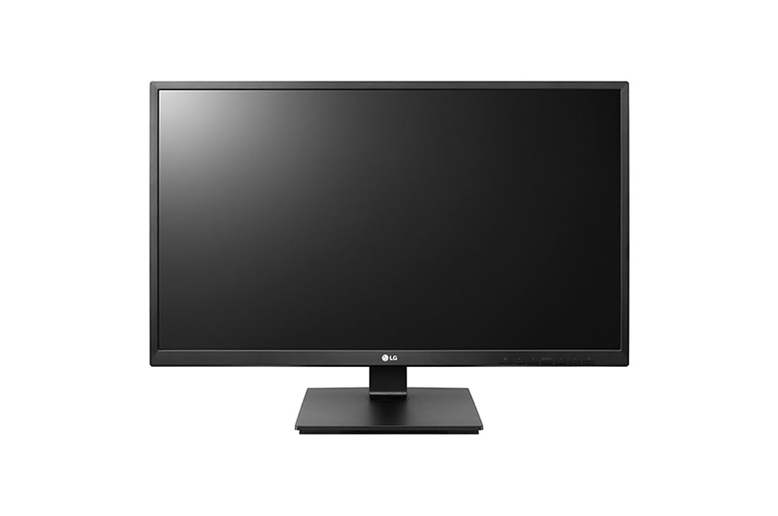 LG 27'' | Kancelářský monitor | FHD | 16:9 | IPS Displej | Reproduktory | USB 2.0 | HDMI, pohľad spredu, 27BK55YP-B