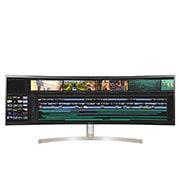 LG 49'' | UltraWide™ zakrivený monitor | 32:9 | Dual QHD | IPS Displej | HDR 10 | USB Type-C , 49WL95CP-W, 49WL95CP-W, thumbnail 1