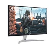 LG 27'' LG UHD monitor s IPS displejom, pohľad zboku +15 stupňov, 27UP600P-W, thumbnail 3