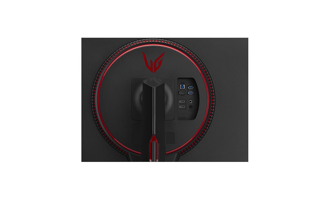 LG 27-palcový herný monitor Nano IPS UltraGear™ s časom odozvy 1 ms kompatibilný s technológiou NVIDIA® G-SYNC®, pohľad zozadu z perspektívy, 27GP850P-B, thumbnail 7