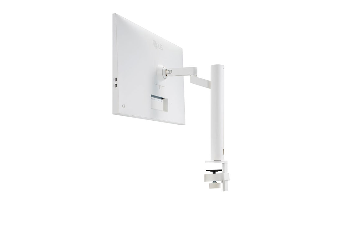LG 32'' 4K UHD smart monitor so systémom webOS a stojanom Ergo, pohľad zozadu z perspektívy , 32SQ780S-W, thumbnail 10