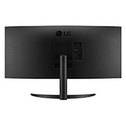 LG 34-palcový zakrivený monitor UltraWide™ s&nbsp;pomerom strán 21:9, rozlíšením QHD (3440x1440) a&nbsp;technológiou FreeSync™, pohľad zozadu, 34WR50QC-B, thumbnail 6