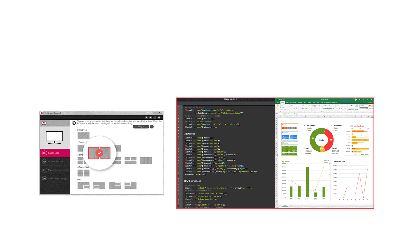 OnScreen Control offering Easier User Interface.