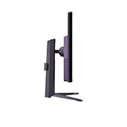 LG 32-palcový herný monitor UltraGear™ LG s obnovovacou frekvenciou 144 Hz, pohľad zboku so zapnutými svetlami, 32GR93U-B, thumbnail 6