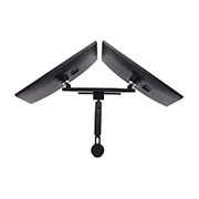 LG 27-palcový monitor QHD Ergo Dual s reťazovou konfiguráciou, pohľad zozadu z perspektívy s modulom Center-Portrait, 27QP88DP-BS, thumbnail 13