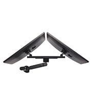 LG 27-palcový monitor QHD Ergo Dual s reťazovou konfiguráciou, pohľad zozadu z perspektívy s konzultačným režimom, 27QP88DP-BS, thumbnail 14