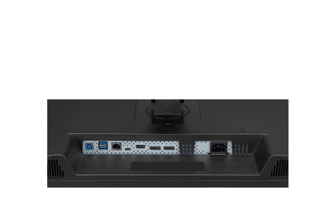 LG 27-palcový displej IPS s rozlíšením QHD (2560 × 1440) s rozhraním USB Type-C™, pohľad zblízka na porty, 27BQ75QB-B, thumbnail 8