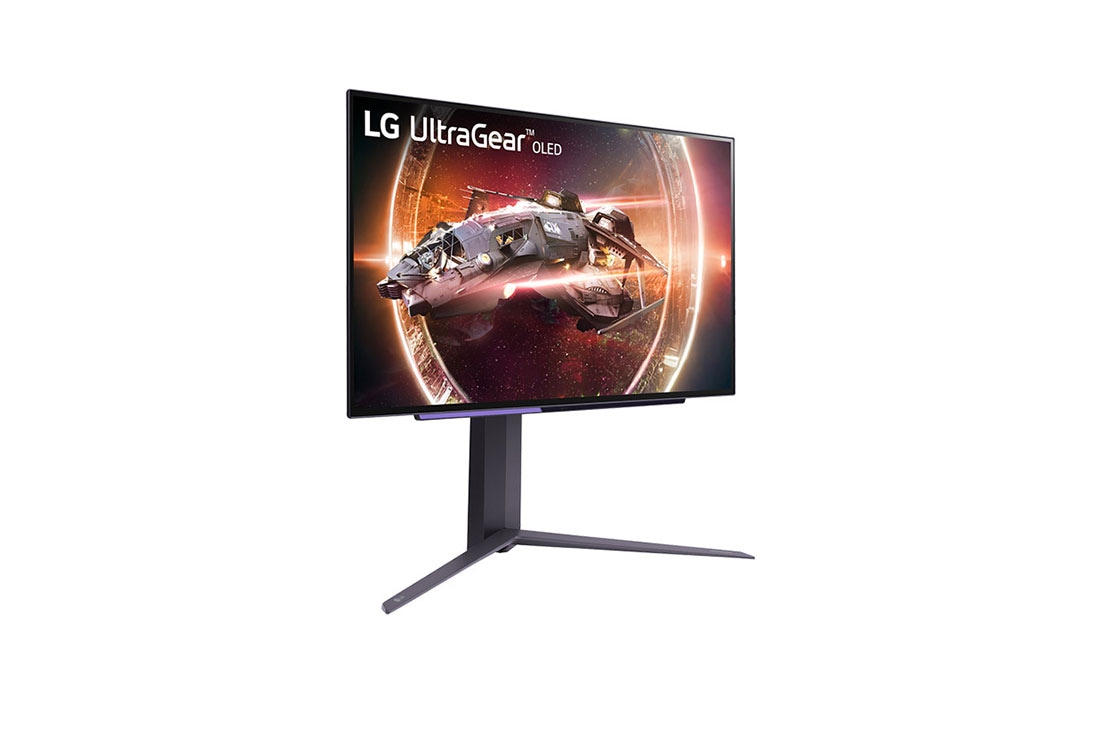 LG 27-palcový herný monitor OLED UltraGear™ | HDR400 True black, 240 Hz, 0,03 ms (GtG), pohľad z perspektívy, 27GS95QE-B, thumbnail 4