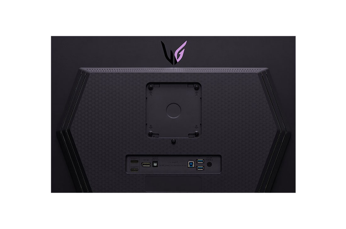 LG 27-palcový herný monitor OLED UltraGear™ | HDR400 True black, 240 Hz, 0,03 ms (GtG), pohľad zblízka na porty, 27GS95QE-B, thumbnail 11