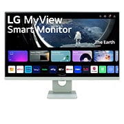 LG 27-palcový Smart Monitor IPS LG MyView s rozlíšením Full HD a systémom webOS, pohľad spredu bez diaľkového ovládania, 27SR50F-G, thumbnail 2