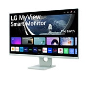 LG 27-palcový Smart Monitor IPS LG MyView s rozlíšením Full HD a systémom webOS, pohľad zboku -15 stupňov, 27SR50F-G, thumbnail 3