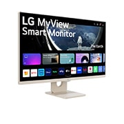 LG 27-palcový Smart Monitor IPS LG MyView s rozlíšením Full HD a systémom webOS, pohľad z perspektívy, 27SR50F-E, thumbnail 5