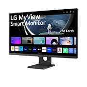 LG 27-palcový Smart Monitor IPS LG MyView s rozlíšením Full HD a systémom webOS, pohľad zboku -15 stupňov, 27SR50F-B, thumbnail 3