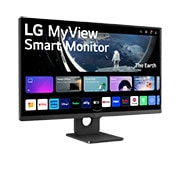 LG 27-palcový Smart Monitor IPS LG MyView s rozlíšením Full HD a systémom webOS, pohľad zboku +15 stupňov, 27SR50F-B, thumbnail 4