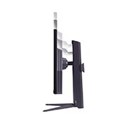 LG 27” herný monitor UltraGear™ QHD Nano IPS 180Hz (po pretaktovaní 200Hz) | 1ms (GtG), DisplayHDR™ 400, pohľad na monitor zboku s pohybom nadol pri nastavovaní výšky, 27GS85Q-B, thumbnail 9