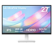 LG 27-palcový monitor UltraFine™ s rozlíšením 4K UHD IPS, pohľad spredu, 27US500-W, thumbnail 1