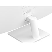 LG 27-palcový monitor UltraFine™ s rozlíšením 4K UHD IPS, pohľad zblízka na zadnú stranu stojana, 27US500-W, thumbnail 10