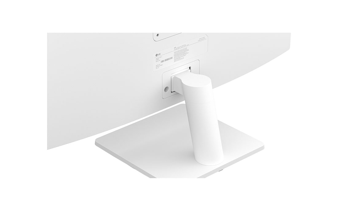 LG 27-palcový monitor UltraFine™ s rozlíšením 4K UHD IPS, pohľad zblízka na zadnú stranu stojana, 27US500-W, thumbnail 10