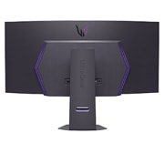 LG UltraGear™ 45-palcový OLED 240Hz WQHD zakrivený smart herný monitor | webOS, 0.03ms (GtG), 240Hz, DisplayHDR True Black 400, rear view with lights on, 45GX90SA-B, thumbnail 5