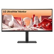 LG 34-palcový zakrivený monitor UltraWide QHD IPS so zabudovanou FHD webovou kamerou a pripojením USB Type-C™, μπροστινή όψη, 34BA85QE-B, thumbnail 2