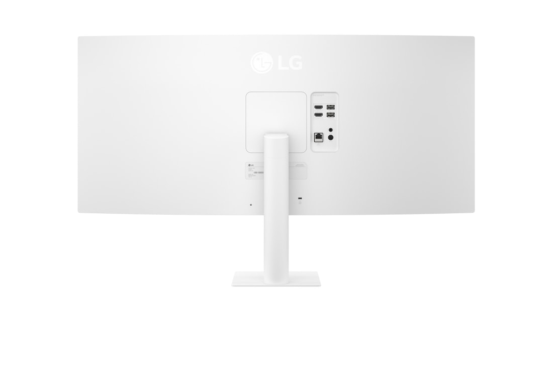 LG Smart Monitor 34-palcový zakrivený displej WQHD na streamovanie 34U601SA s webOS, Pohľad zozadu, 34U601SA-W, thumbnail 8