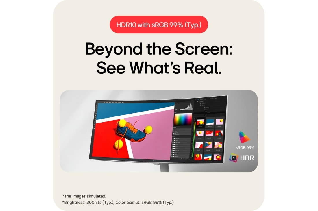 LG Smart Monitor 34-palcový zakrivený displej WQHD na streamovanie 34U601SA s webOS, Lifestyle, 34U601SA-W, thumbnail 16