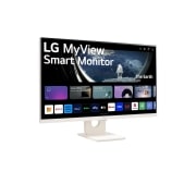 LG 27-palcový smart monitor IPS s rozlíšením Full HD a systémom webOS, pohľad zboku +15 stupňov, 27U511SA-W, thumbnail 3