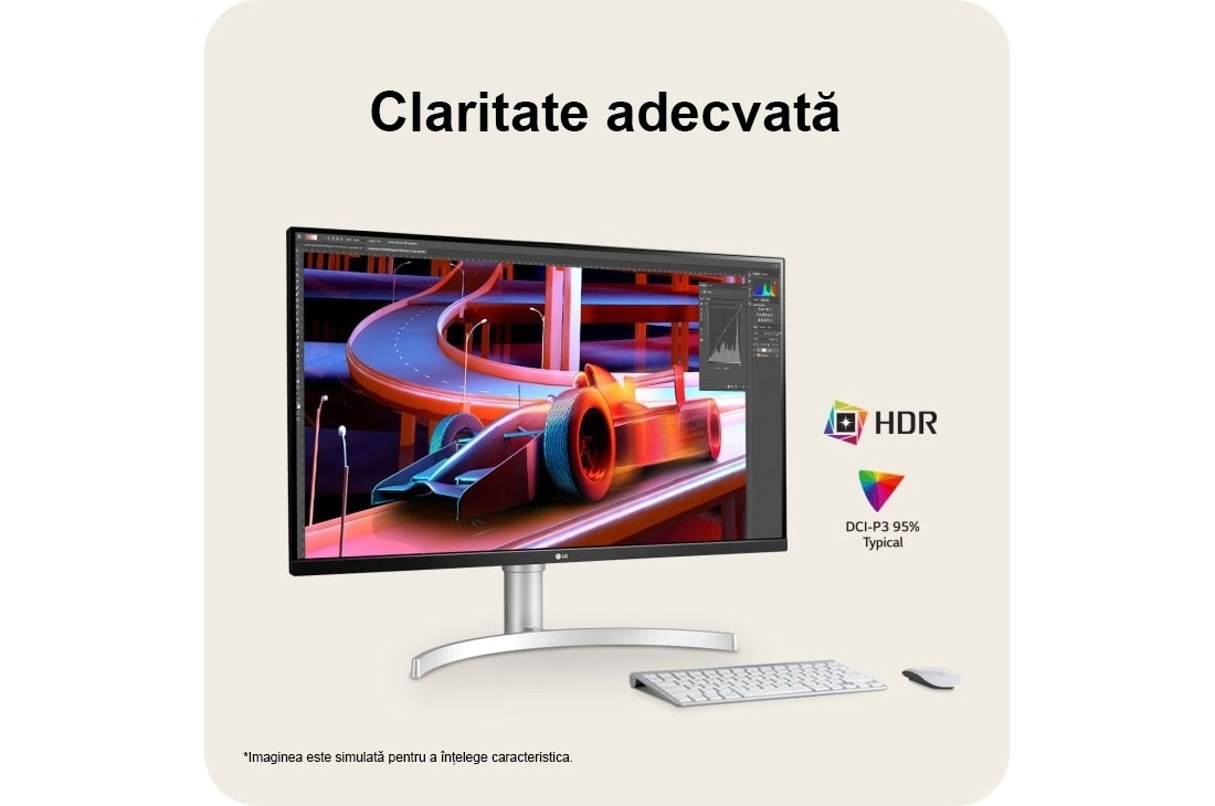 LG 31,5'' UHD 4K (3840x2160) HDR IPS monitor, lifestyle image, 32UN650K-W, thumbnail 10